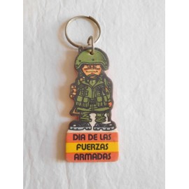 Llavero Militar. Día de las Fuerzas Armadas.