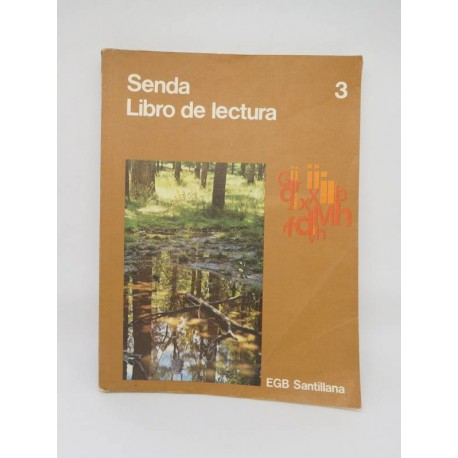 Libro de Texto, Libro de Lectura. Senda 3º. Santillana. EGB. 1972. El libro de Pandora. Ref 2