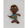 Figura de goma latex de personaje Pepito de cazador. Años 60. Promocional. Premium