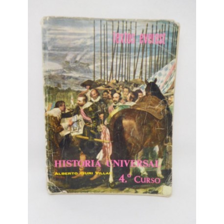 Libro de texto Historia Universal 4º Curso. Ed. Everest. Año 1965.