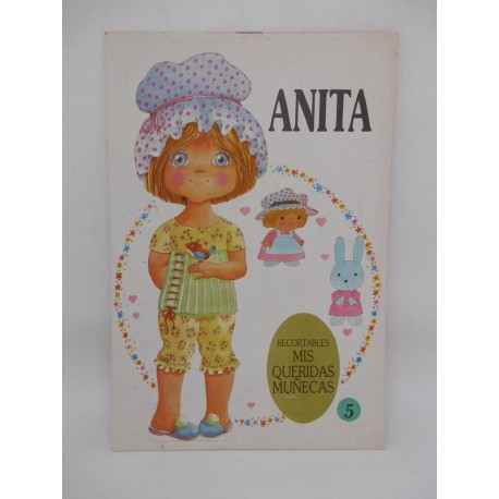 Recortable de Muñeca Anita. Ed. Bruguera. Año 1985. Nuevo