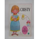 Recortable de Muñeca Cristy. Ed. Bruguera. Año 1985. Nuevo