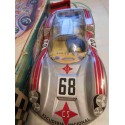 Coche autodirigido Porsche GT de Rico. Plateado y con nº 68 en caja. Precioso.