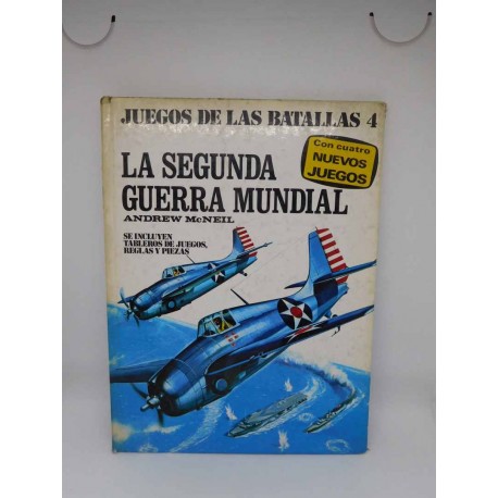 Libro Juegos de las Batallas nº4. La Segunda Guerra Mundial. Ed Plaza y Janes 1977