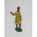 Figura antiguo belén paje rey Mago Melchor.