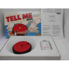 Juego de mesa con ruleta .Tell me quiz game.  Spears game. England.  Año 1989.