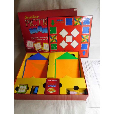 Juego de mesa Pictionary mania Pictionarymania Junior Mattel. Descatalogado.