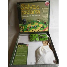 Juego de estrategia y naturaleza Salva y Reclama. Ed Chalk and Chuckles. En Español.