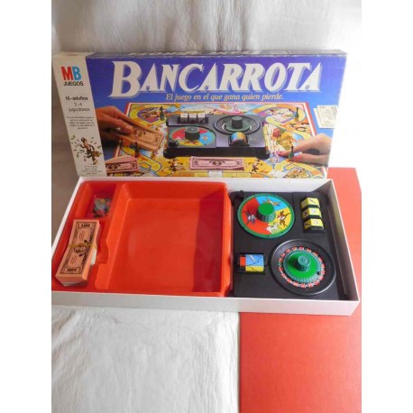 Juego de Bancarrota. Años 80 de MB. El original, el primero que salió. Muy bueno.