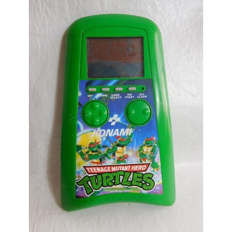 Maquinita tipo GAME AND WATCH de las Tortugas Ninja de Konami. Años 90.
