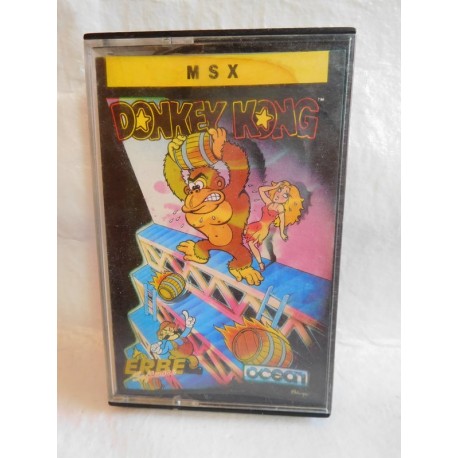Juego en cinta MSX Donkey Kong. Años 80.