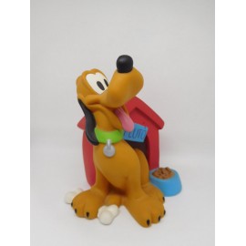 Bonita Hucha de goma de Pluto. Disney Bullyland. Años 90.