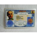 Documento Nacional de Identidad de Francisco Franco.