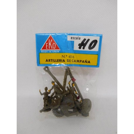 Soldados Soldaditos Eko nº 4516 Artillería de Campaña H0, Japoneses II Guerra Mundial. Nuevo.