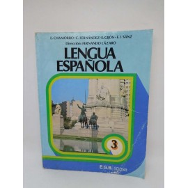 Libro de Texto Lengua Española 3 EGB Anaya. 1980.