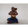 Figura indio con tambor. Goma. Años 50. Fabricado por gama. Ref 35