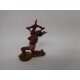 Figura indio con tambor. Goma. Años 50. Fabricado por gama. Ref 33