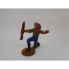Figura vaquero arrodillado. Goma. Años 50. Fabricado por gama. Ref 25.