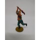 Figura vaquero con escopeta. Goma. Años 50. Fabricado por gama. Ref 18.
