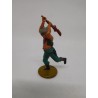 Figura vaquero con escopeta. Goma. Años 50. Fabricado por gama. Ref 18.