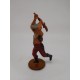 Figura vaquero con escopeta levantada. Goma. Años 50. Fabricado por gama. Ref 8.