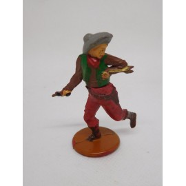 Figura vaquero con pistola. Goma. Años 50. Fabricado por gama. Ref 4.