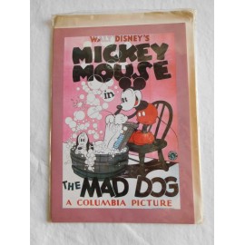 Tarjeta de Felicitación de Mickey Mouse. Vintage. Retro. Nueva.