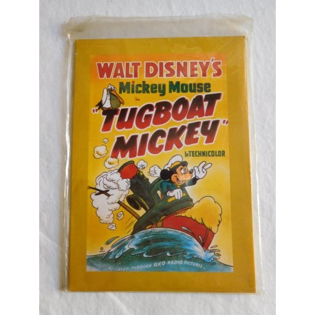 Tarjeta de Felicitación de Mickey Mouse. Vintage. Retro. Nueva.