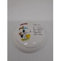 Joyero joyerito de porcelana años 80 de Snoopy signo zodiacal Aries.