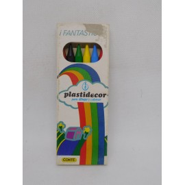 Pinturas plastidecor 6 unidades. Primera caja. Mítica...