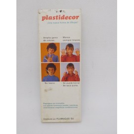 Pinturas plastidecor 6 unidades. Primera caja. M&iacute;tica...