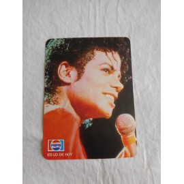 Pegatina Michael Jackson. Pepsi. 1988. Tour 1988. nº4. Promocional.