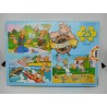 Caja de 3 puzzles Educa de Poepeye. Año 1989.