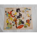 Antiguo recortable. Ed. Villamor. Gatito Miau. Muy difícil. Años 60.