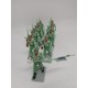 Lote 9 figuras de Legionarios desfilando. Reamsa. Años 60.