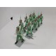 Lote 9 figuras de Legionarios desfilando. Reamsa. Años 60.