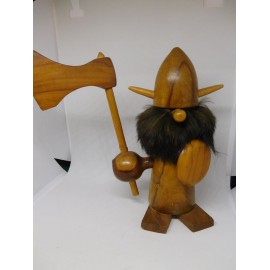 Vikingo en madera Años 50-60 estilo Mid Century. Ref 2