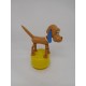Figura móvil de Pluto con deposito de caramelos. Kiosko. Años 70.