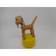 Figura móvil de Pluto con deposito de caramelos. Kiosko. Años 70.