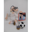 Peluche de Mortadelo con el 23 del Real Madrid. Nuevo.