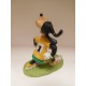 Figura PVC de Goofy corredor con base grande. Comics Spain. Años 80.