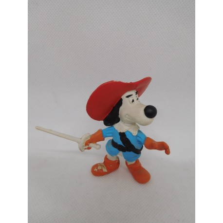 Figura PVC Dartacan y los mosqueperros. BRB. 1989. Star Toys. Startoys. Versión azul difícil.