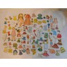 Magnífico Lote de Recortables de Muñecas. Años 50.60.