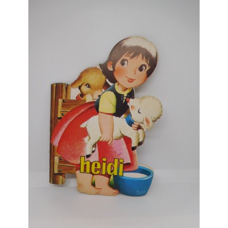 Antiguo Cuento troquelado Heidi editorial Vilmar años 70