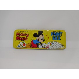 Caja de acuarelas de Mickey fab. England. Años 70-80 18 colores