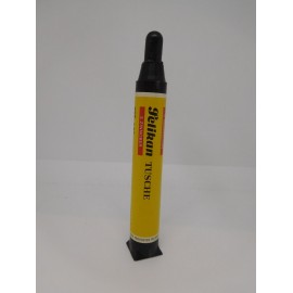 Antiguo tintero con gotero de goma Pelikan tinta roja