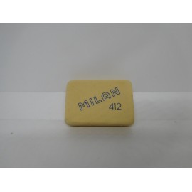 Antigua goma de Milan nº 412 en color blanco