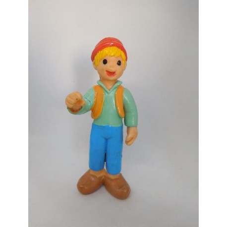 Muñeco pvc personaje de dibujos Nils Holgerson. Apollo Films. Años 80.
