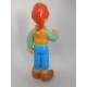 Muñeco pvc personaje de dibujos Nils Holgerson. Apollo Films. Años 80.