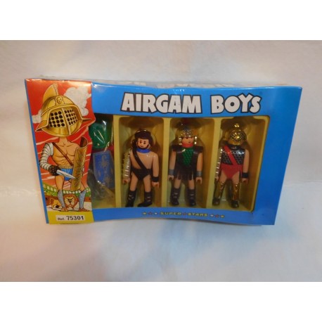 Airgamboys en caja. Gladiadores Romanos. Ref. 75301. Años 70.